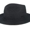 Fashion Stetson Toyo Black Traveller Straw Hat -