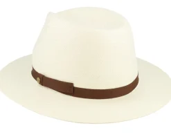 Straw Hat-Stetson Toyo Bleached Traveller - White