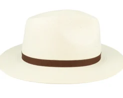 Straw Hat-Stetson Toyo Bleached Traveller - White