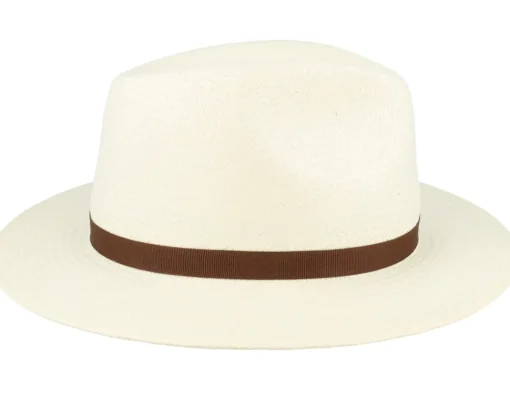 Straw Hat-Stetson Toyo Bleached Traveller - White