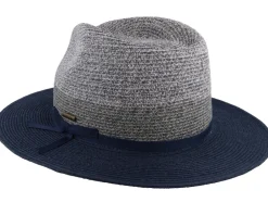 Fedora-Stetson Toyo Blue/Grey Traveller -