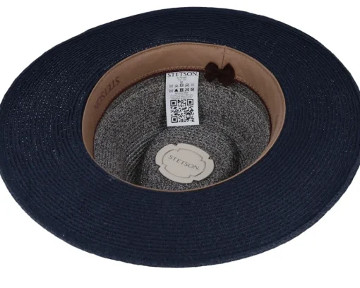 Fedora-Stetson Toyo Blue/Grey Traveller -