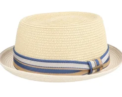 Straw Hat-Stetson Toyo Natural Pork Pie -