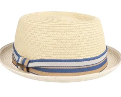 Straw Hat-Stetson Toyo Natural Pork Pie -