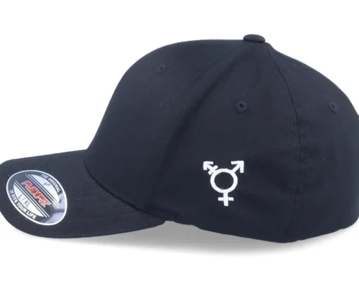 Best Iconic Transgender Symbol Side Black Flexfit -