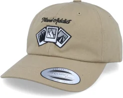 New Bacpakr Travel Addict Khaki Dad Cap Adjustable -