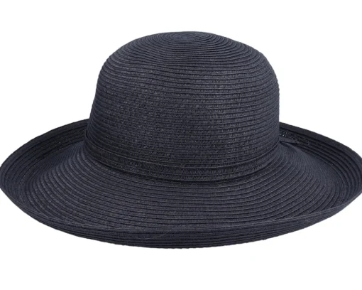 Best Sur la tête Traveller Black Sun Hat -