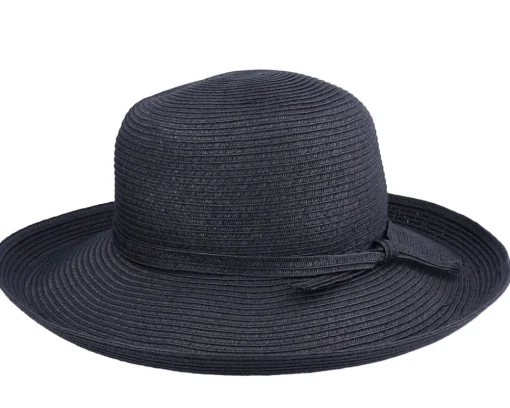 Best Sur la tête Traveller Black Sun Hat -