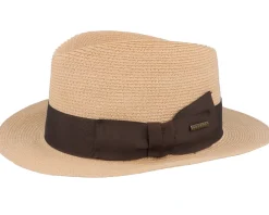 Straw Hat-Stetson Traveller Hemp Natural Straw Hat -