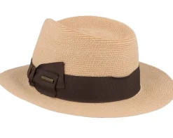 Straw Hat-Stetson Traveller Hemp Natural Straw Hat -