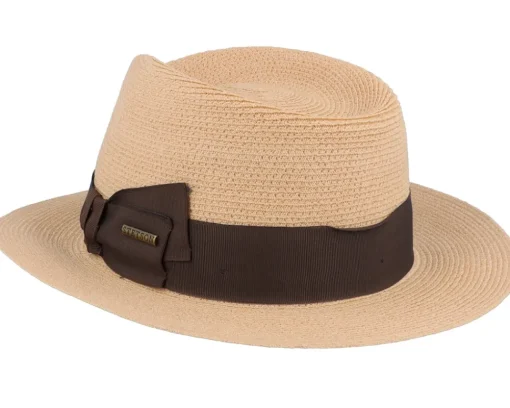 Straw Hat-Stetson Traveller Hemp Natural Straw Hat -
