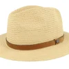 Straw Hat-Lierys Traveller Toyo Straw Hat - Beige