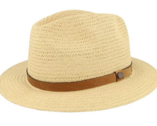 Straw Hat-Lierys Traveller Toyo Straw Hat - Beige