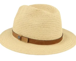 Straw Hat-Lierys Traveller Toyo Straw Hat - Beige