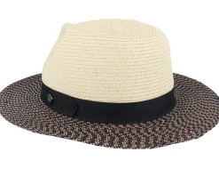 Outlet Lierys Traveller Toyo Black/Red/Natural Straw Hat -
