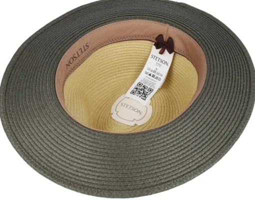 Straw Hat-Stetson Traveller Toyo Olive/Beige Straw Hat -