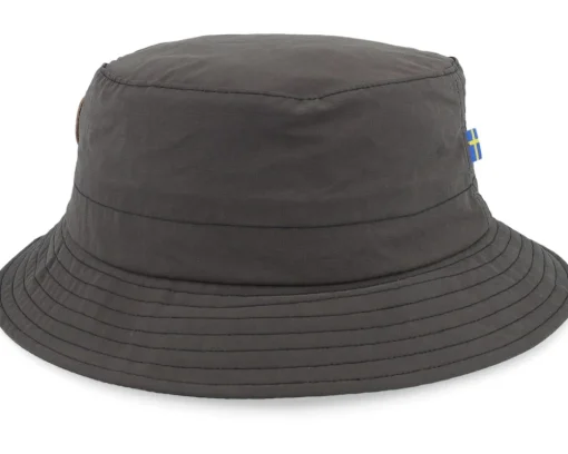Buckets-Fjällräven Travellers Mt Hat Dark Grey Bucket -