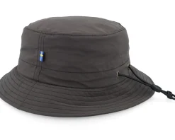 Buckets-Fjällräven Travellers Mt Hat Dark Grey Bucket -