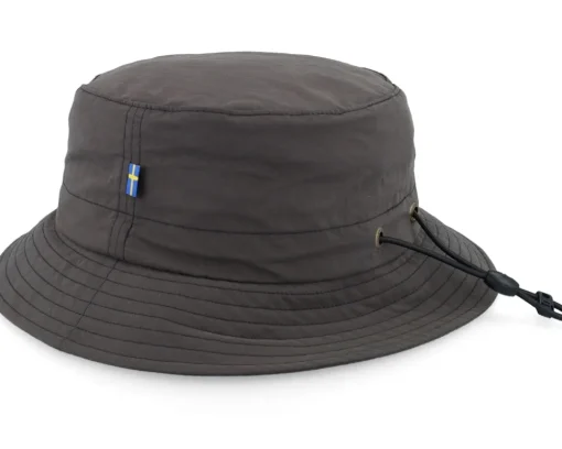 Buckets-Fjällräven Travellers Mt Hat Dark Grey Bucket -