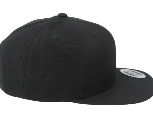 Snapback-Iconic Tre Kronor Side Panel Black Snapback -