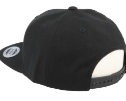 Snapback-Iconic Tre Kronor Side Panel Black Snapback -