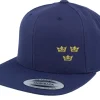 Snapback-Iconic Tre Kronor Side Panel Navy Snapback -