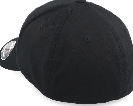 Outlet Hunter Tree Mountain Silhouette Wooly Combed Black Flexfit -