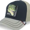 Trucker-Goorin Bros. Tri Gator Tri Tone Black/Olive A-Frame Trucker -