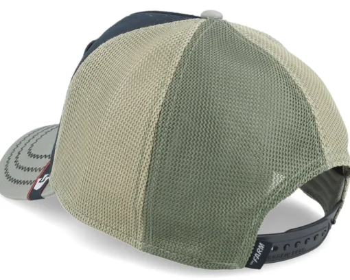 Trucker-Goorin Bros. Tri Gator Tri Tone Black/Olive A-Frame Trucker -