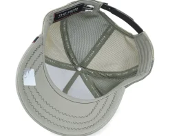 Trucker-Goorin Bros. Tri Gator Tri Tone Black/Olive A-Frame Trucker -