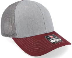 Blanks-Richardson 112 Tri Heather /Charcoal/Maroon Trucker - Grey