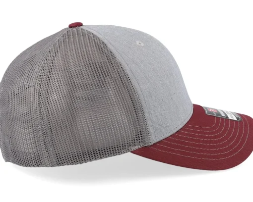 Blanks-Richardson 112 Tri Heather /Charcoal/Maroon Trucker - Grey