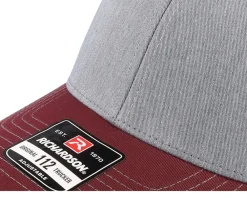 Blanks-Richardson 112 Tri Heather /Charcoal/Maroon Trucker - Grey