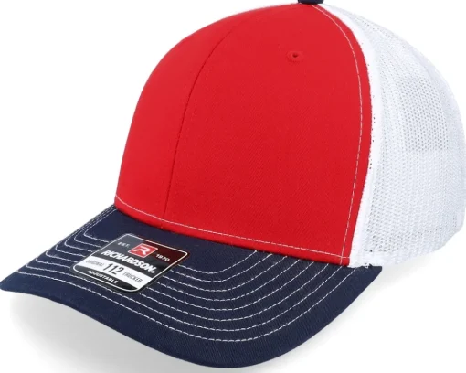 Blanks-Richardson 112 Tri Heather /Charcoal/Maroon Trucker - Grey