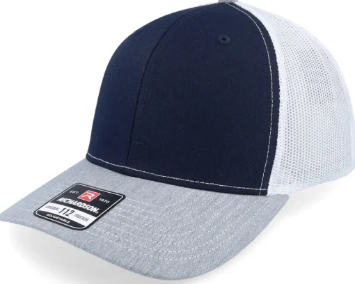 Blanks-Richardson 112 Tri Heather /Charcoal/Maroon Trucker - Grey