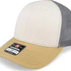 Hot Richardson 112 Tri Mink /Charcoal/Amber Gold Trucker - Beige