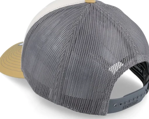 Hot Richardson 112 Tri Mink /Charcoal/Amber Gold Trucker - Beige