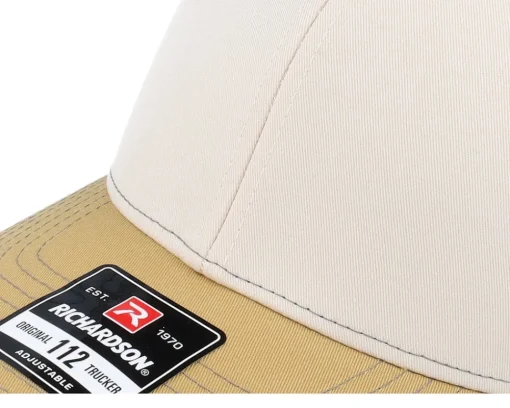 Hot Richardson 112 Tri Mink /Charcoal/Amber Gold Trucker - Beige