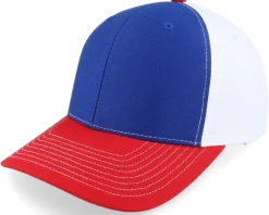 Adjustable-Richardson 312 Tri Royal/White/Red Adjustable - Blue