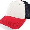 Trucker-Richardson 111 Tri Stone/Black/Red Trucker - Beige