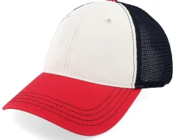Trucker-Richardson 111 Tri Stone/Black/Red Trucker - Beige