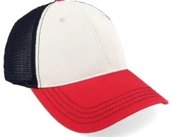 Trucker-Richardson 111 Tri Stone/Black/Red Trucker - Beige