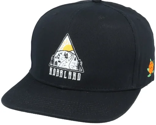 Best SQRTN Triangle Black Snapback -