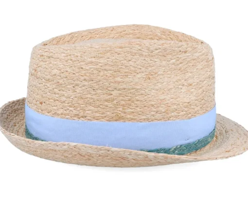 Straw Hat | Trilby Hats-Stetson Trilby Raffia Natural Straw Hat -