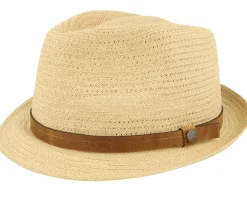 Clearance Lierys Trilby Toyo Straw Hat - Beige