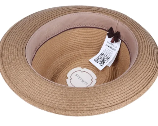 Best Stetson Trilby Toyo Beige Straw Hat -
