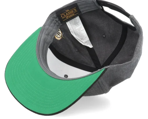 Snapback-Lucid Smile Trippy Smiley Charcoal/Black Snapback -