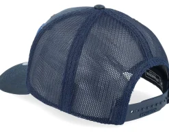 Trucker-Skillfish Trout C&r Logo 3d 112wf Fremont Solid Navy A-Frame Trucker - Blue