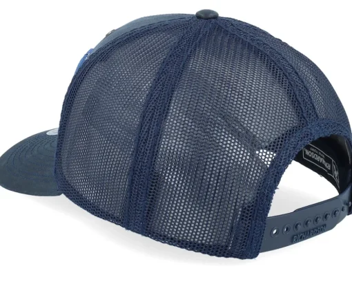 Trucker-Skillfish Trout C&r Logo 3d 112wf Fremont Solid Navy A-Frame Trucker - Blue