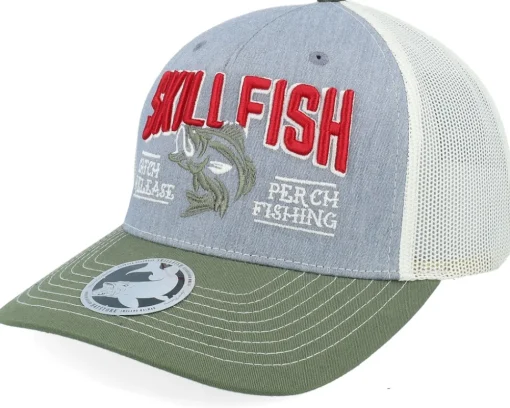 Trucker-Skillfish Trout C&r Logo 3d 112wf Fremont Solid Navy A-Frame Trucker - Blue